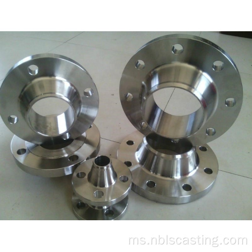 Shandong pelaburan khas cast flanges keluli tahan karat